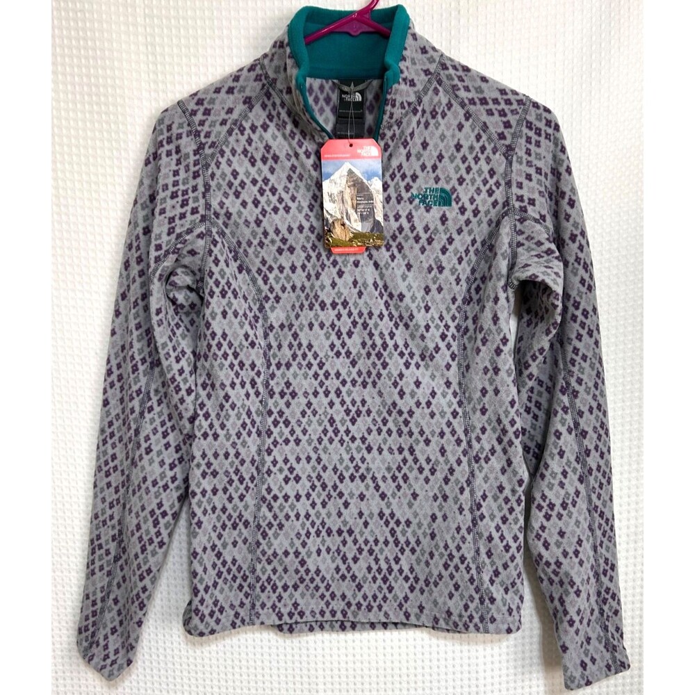 NWT The North Face Women's size XS Glacier 1/4 Zip Pullover Fleece Jacket‎ Top z